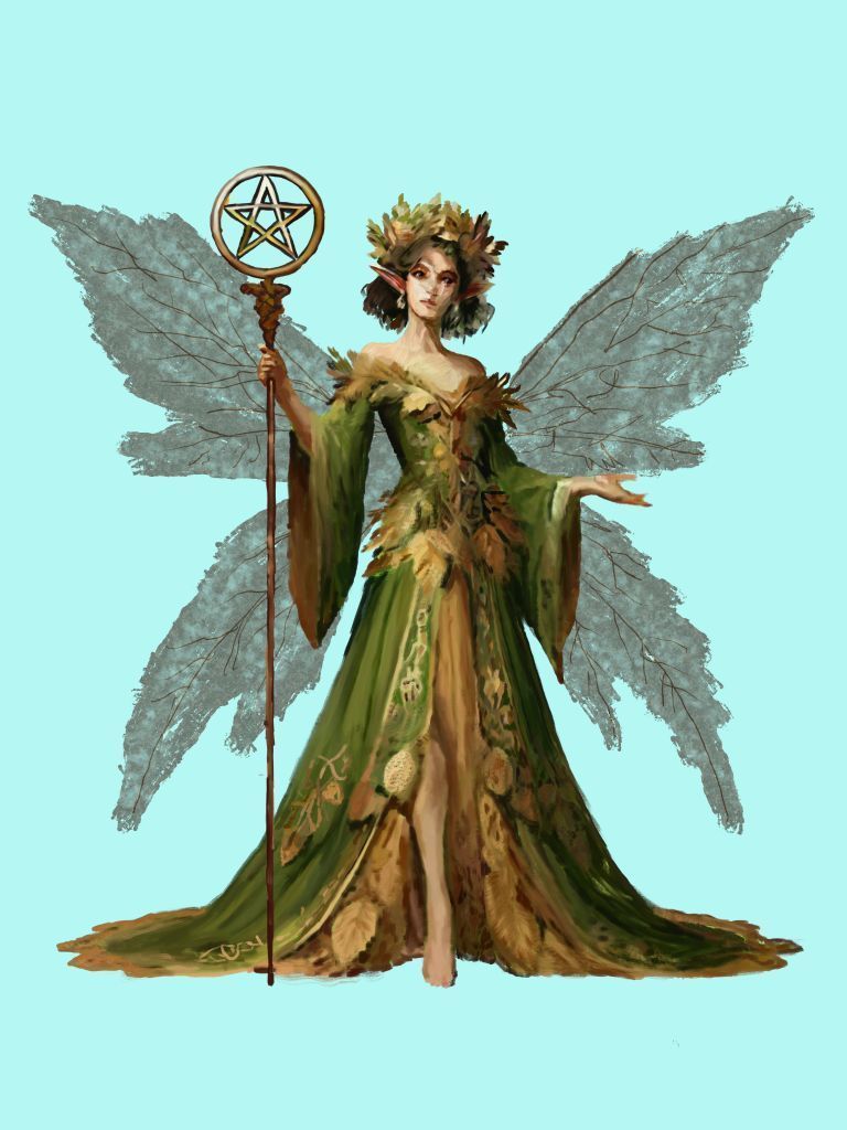 Queen of pentacles